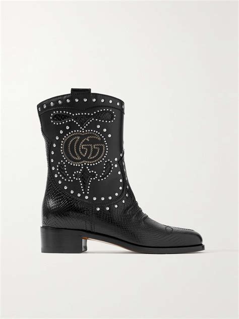 gucci snake boot|gucci delma snake effect boots.